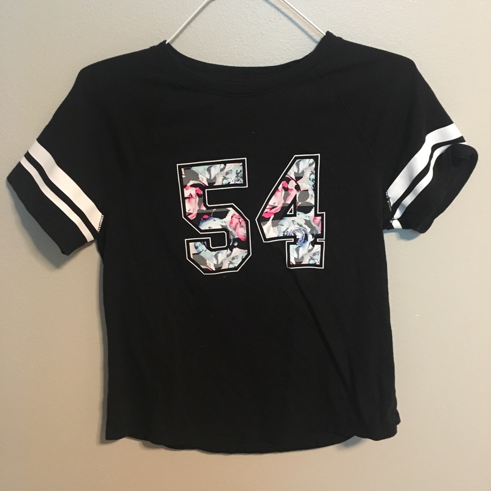 Athletic black varsity Shirt